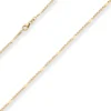 1,9mm Panzerstegkette Collier Halskette aus 585 Gold Gelbgold 50cm