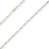 3,1mm Panzerstegkette Collier Halskette aus 585 Gold Gelbgold 50cm