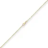 1,5mm Panzerstegkette Goldkette Collier Halskette aus 333 Gold Gelbgold 42cm