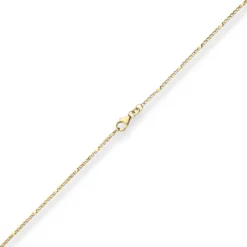 1,5mm Panzerstegkette Goldkette Collier Halskette aus 333 Gold Gelbgold 42cm