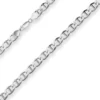 8,4mm Panzerstegkette Silberkette Collier Halskette aus 925 Silber 55cm
