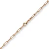 3,5mm Paper Clip Anker weit Armband Armkette aus 585 Gold Rotgold 19cm