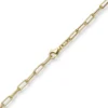 3,5mm Paper Clip Anker weit Kette Collier Halskette aus 585 Gold Gelbgold 50cm