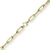 8mm Paper Clip Armband Armschmuck Armkette 585 Gold Gelbgold 19cm