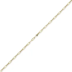 4,5mm Paper Clip Kette Collier aus 585 Gold Gelbgold 50cm Halskette Halsschmuck