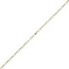 4,5mm Paper Clip Kette Collier aus 585 Gold Gelbgold 45cm Halskette Halsschmuck