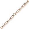 8mm Paper Clip Kette Halskette Collier aus 585 Gold Rotgold 45cm