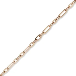 10mm Paper-Clip Kette Halskette Collier aus 585 Gold Rotgold glänzend 50cm