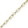 8mm Paper Clip Kette Halskette Collier aus 750 Gold Gelbgold 50cm