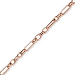 11mm Phantasie Armband Armkette Armschmuck aus 585 Gold Rotgold 22cm