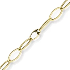 12mm Phantasie Armband Armkette aus 585 Gold Gelbgold glänzend 20cm