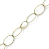 24mm Phantasie Armband Armkette aus 585 Gold Gelbgold matt glänzend 20cm