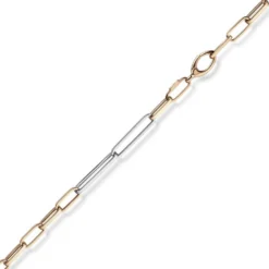 5mm Phantasie Armband Armkette aus 585 Gold Weißgold Rotgold vierkant 19cm