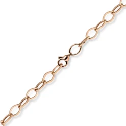 7mm Phantasie Armband Armkette aus 585 Gold Rotgold glänzend 19cm