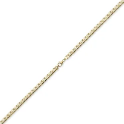 6,5mm Phantasiearmband Armkette Armschmuck, 585 Gold Gelbgold, glänzend, 19cm