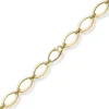 12,5mm Phantasie-Armband ovale Kettenglieder Armkette 585 Gold Gelbgold 19cm