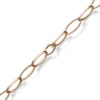 14,5mm Phantasie Halskette Collier aus 585 Gold Rotgold oval vierkant 50cm