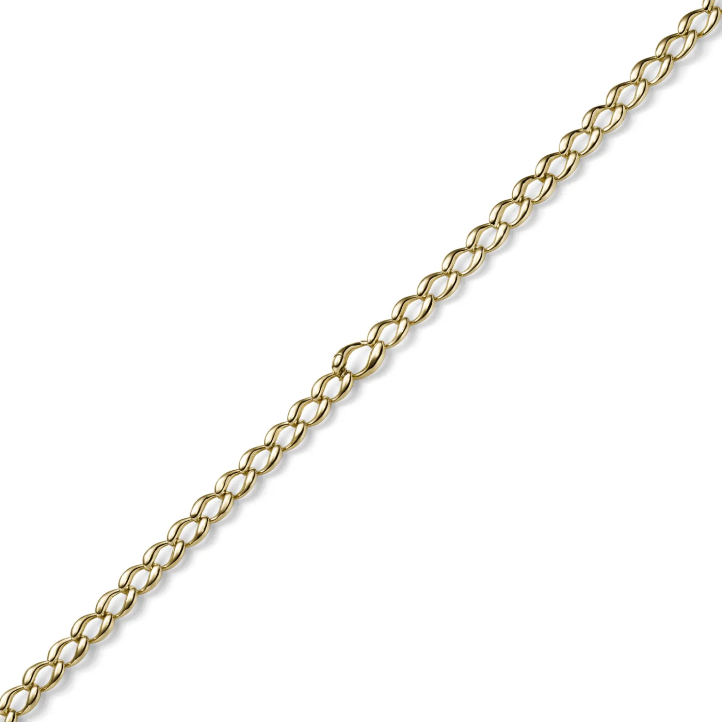 8mm Phantasiekette Collier Halskette Halsschmuck 585 Gold Gelbgold glänzend 45cm