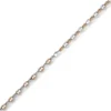 6,5mm Phantasiekette Collier Halskette 585 Gold Weißgold & Rotgold bicolor 50cm
