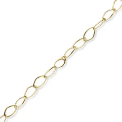 16,5mm Phantasie-Kette Halskette Collier aus 585 Gold Gelbgold 60cm