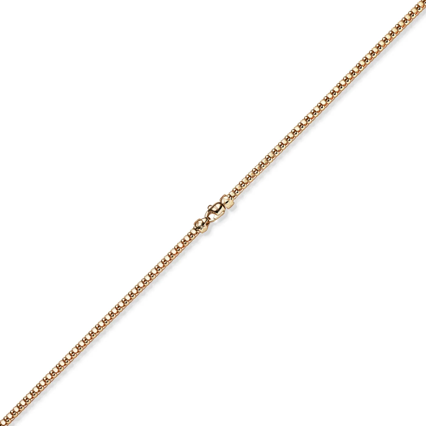4mm Phantasiekette Halskette Collier aus 585 Gold Rotgold glänzend 50cm