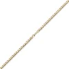 6,5mm Phantasiekette Kette Collier Halskette, 585 Gold Gelbgold, glänzend, 45cm