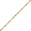 5,5mm Platte-Steigbügel Kette Collier Halskette, 750 Gold Gelbgold, 55cm