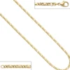 3,2mm Rockwell Kette Halskette Collier Goldkette 333 Gold Gelbgold 45cm Damen