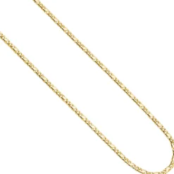 3,2mm Rockwell Kette Halskette Collier Goldkette 333 Gold Gelbgold 45cm Damen