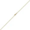 1,5mm Rund-Ankerkette aus 585 Gold Gelbgold Kette Collier Halskette, 40cm