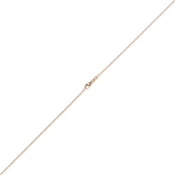 1,5mm Rund-Ankerkette aus 585 Gold Rotgold Kette Collier Halskette, 45cm