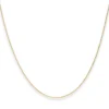 1,1mm Rund-Ankerkette Collier Halskette aus 375 Gold Gelbgold 38cm