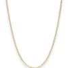 1,5mm Rund-Ankerkette Collier Halskette aus 333 Gold Gelbgold 45cm