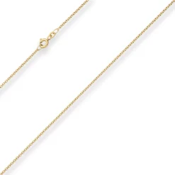 1,5mm Rund-Ankerkette Collier Halskette aus 333 Gold Gelbgold 45cm