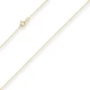 1,1mm Rund-Ankerkette Collier Halskette aus 333 Gold Gelbgold 40cm