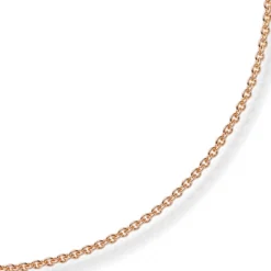 1,9mm Rund-Ankerkette Echt Gold 585 Rotgold Kette Collier Halskette 38cm