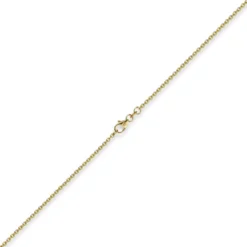 1,9mm Rund-Ankerkette 750 Gold Gelbgold Kette Collier Halskette, 42cm