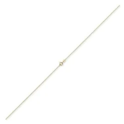 1,1mm Rund-Ankerkette 750 Gold Gelbgold Kette Collier Halskette, 70cm