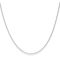 1,1mm Rund-Ankerkette Goldkette Collier Halskette aus 333 Gold Weißgold 50cm