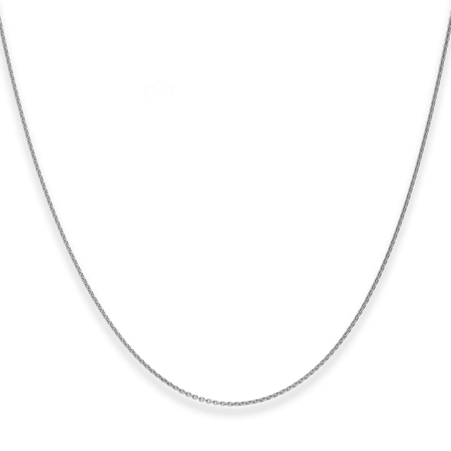 1,1mm Rund-Ankerkette Goldkette Collier Halskette aus 333 Gold Weißgold 42cm