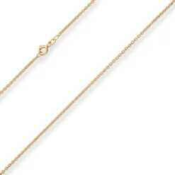 2mm Rund-Ankerkette Goldkette Collier Halskette aus 375 Gold Gelbgold 45cm