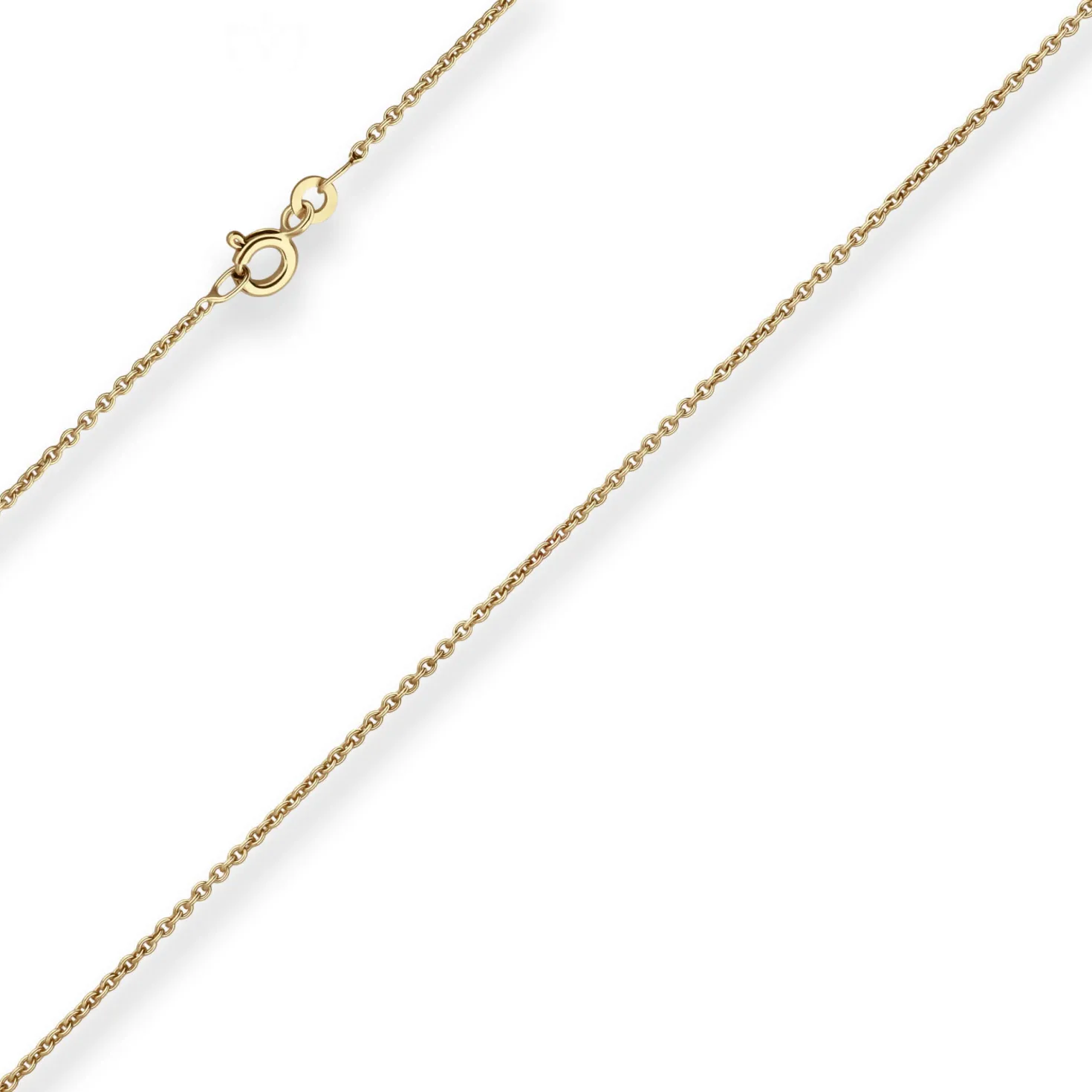 1,5mm Rund-Ankerkette Goldkette Collier Halskette aus 333 Gold Gelbgold 90cm