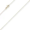 0,8mm Rund-Ankerkette Goldkette Collier Halskette aus 333 Gold Gelbgold 42cm