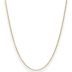 1,3mm Rund-Ankerkette Goldkette Collier Halskette aus 585 Gold Gelbgold 36cm