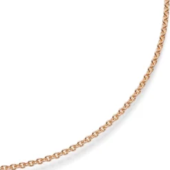 1,9mm Rund-Ankerkette 750 Gold Rotgold Kette Collier Halskette, 60cm