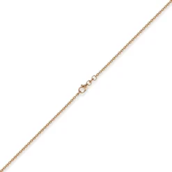 1,9mm Rund-Ankerkette 750 Gold Rotgold Kette Collier Halskette, 60cm