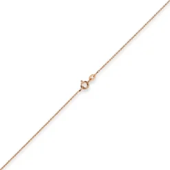 1,1mm Rund-Ankerkette 585 Gold Rotgold Kette Collier Halskette, 90cm