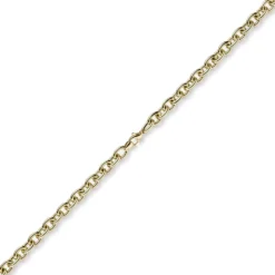 7,5mm Rundankerkette Halskette Collier aus 585 Gold Gelbgold 50cm