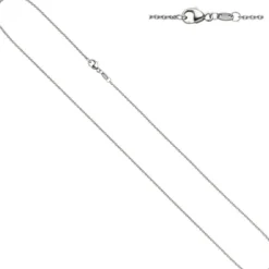 1,3mm Rundankerkette Halskette Kette Platinkette Halsschmuck aus 950 Platin 42cm