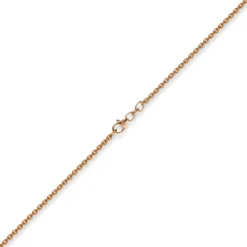 2,3mm Rundankerkette Kette Collier, 750 Gold Rotgold, Goldkette, 40cm